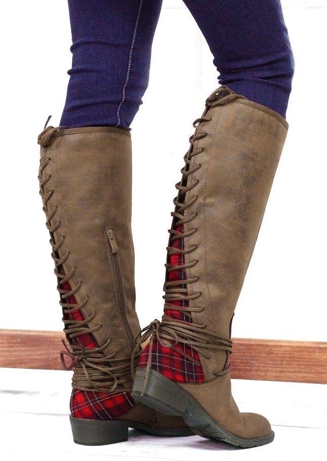 Marcel hot sale plaid boots